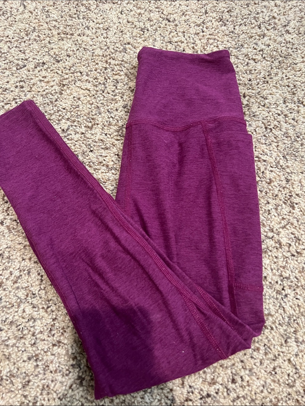 ALO Yoga Plum High-Waist Leggings